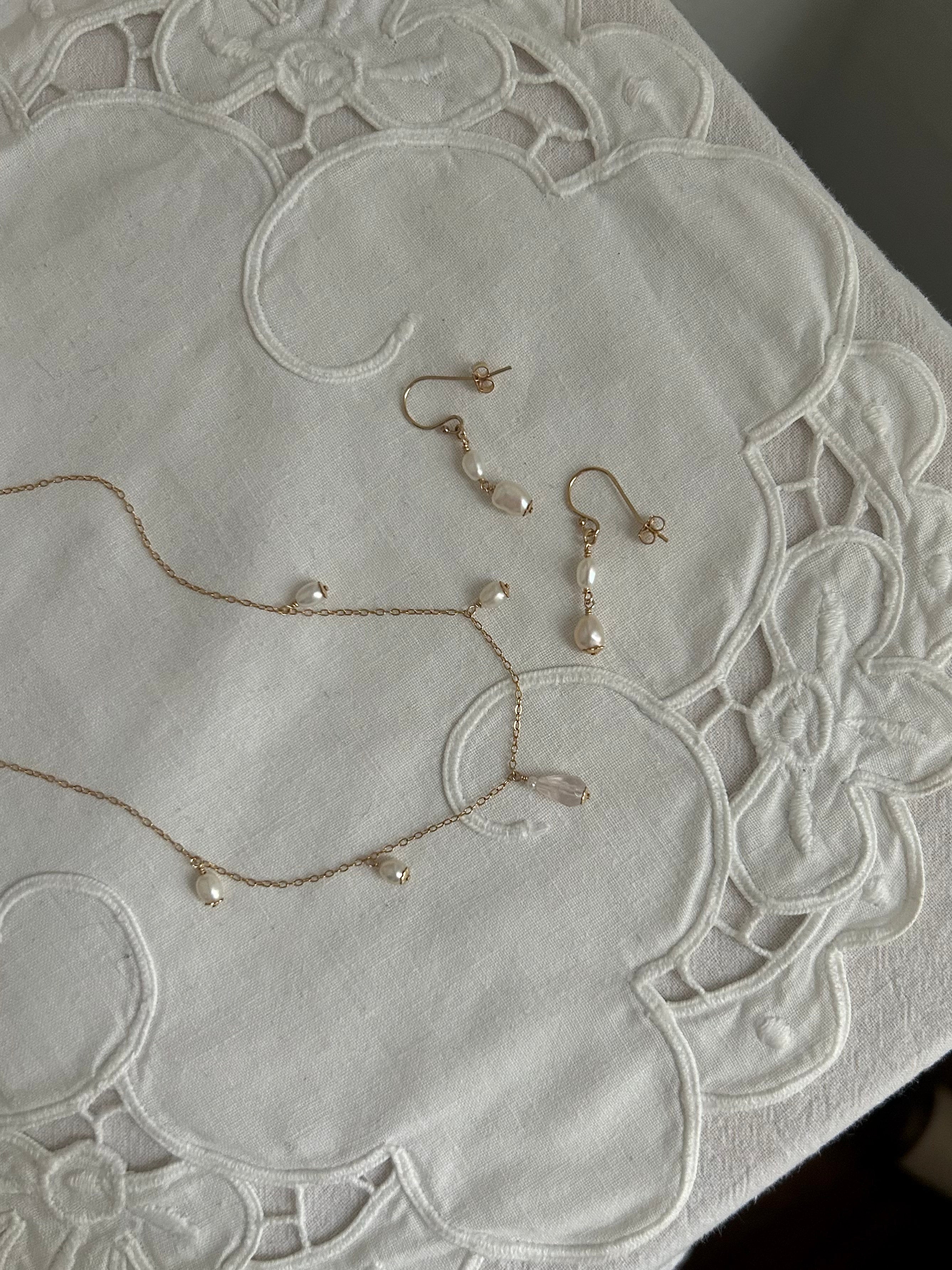 Boucles Gouttes de Nacre