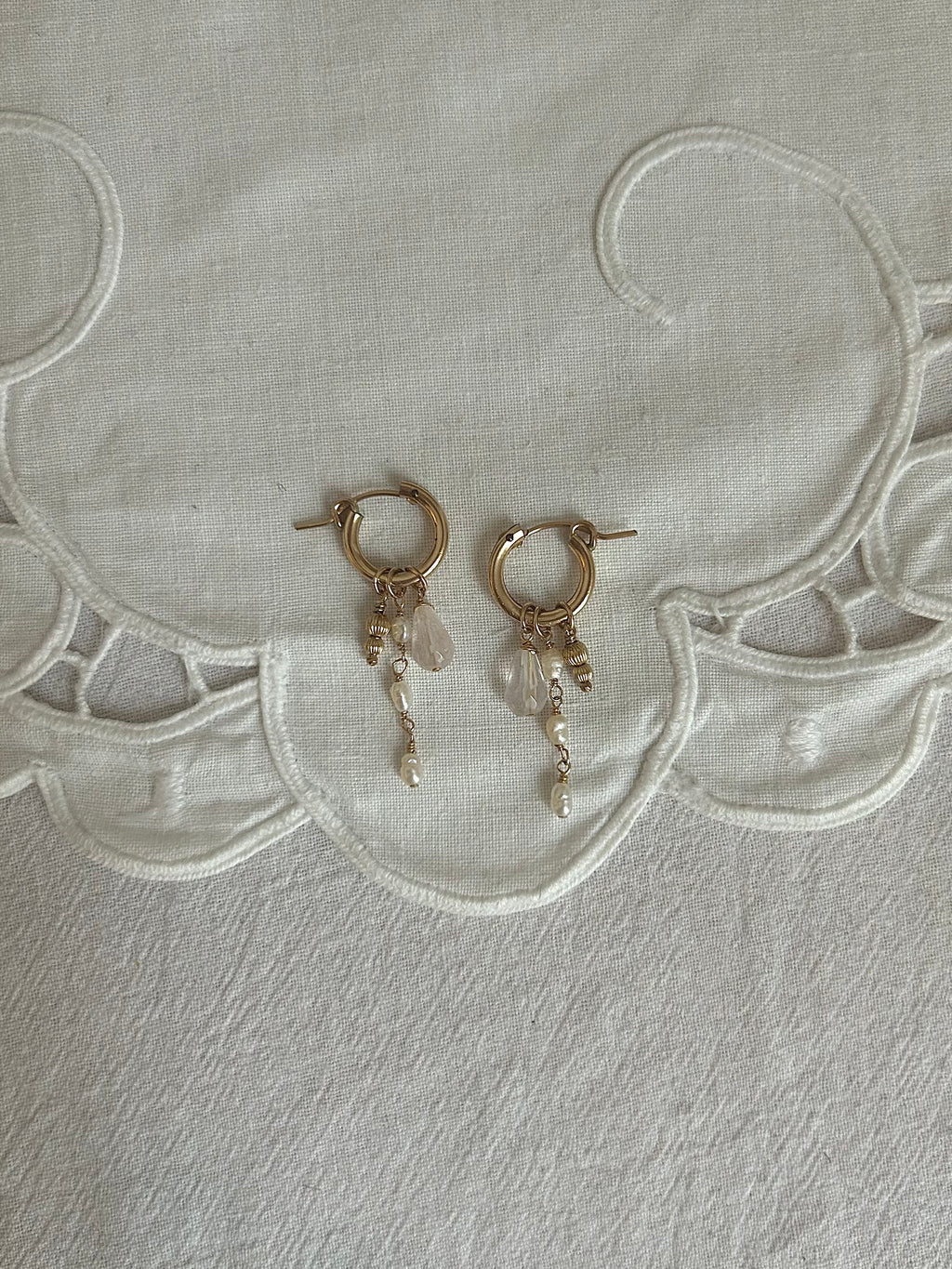 Créoles Larme de Nacre