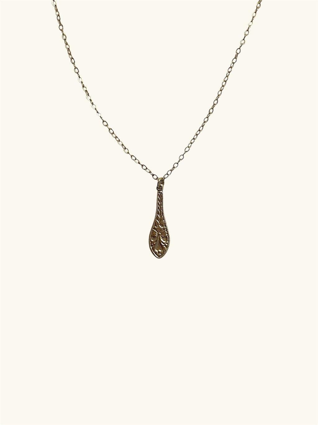 Collier Goutte Ornementée