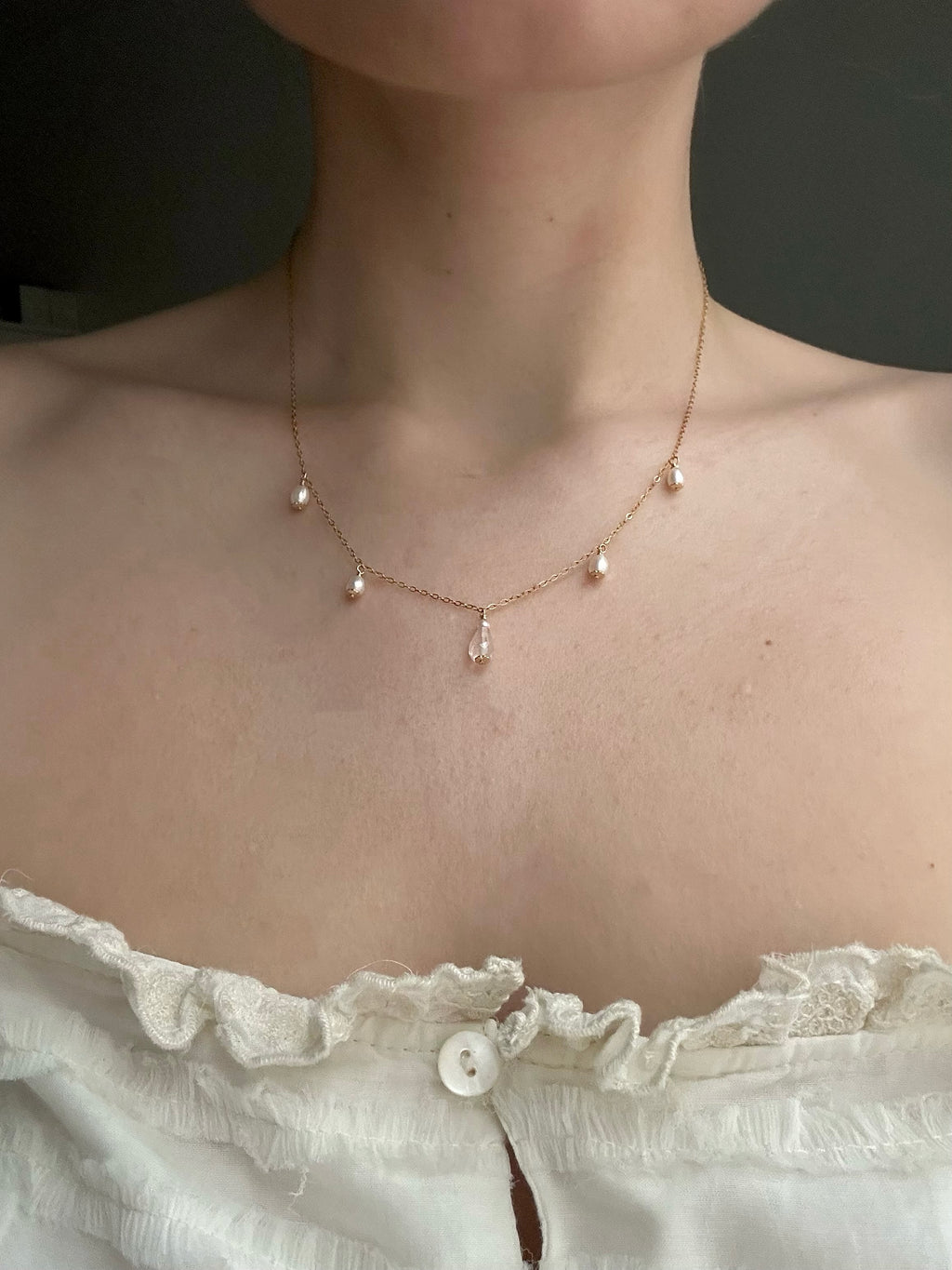 Collier Gouttes de Nacre