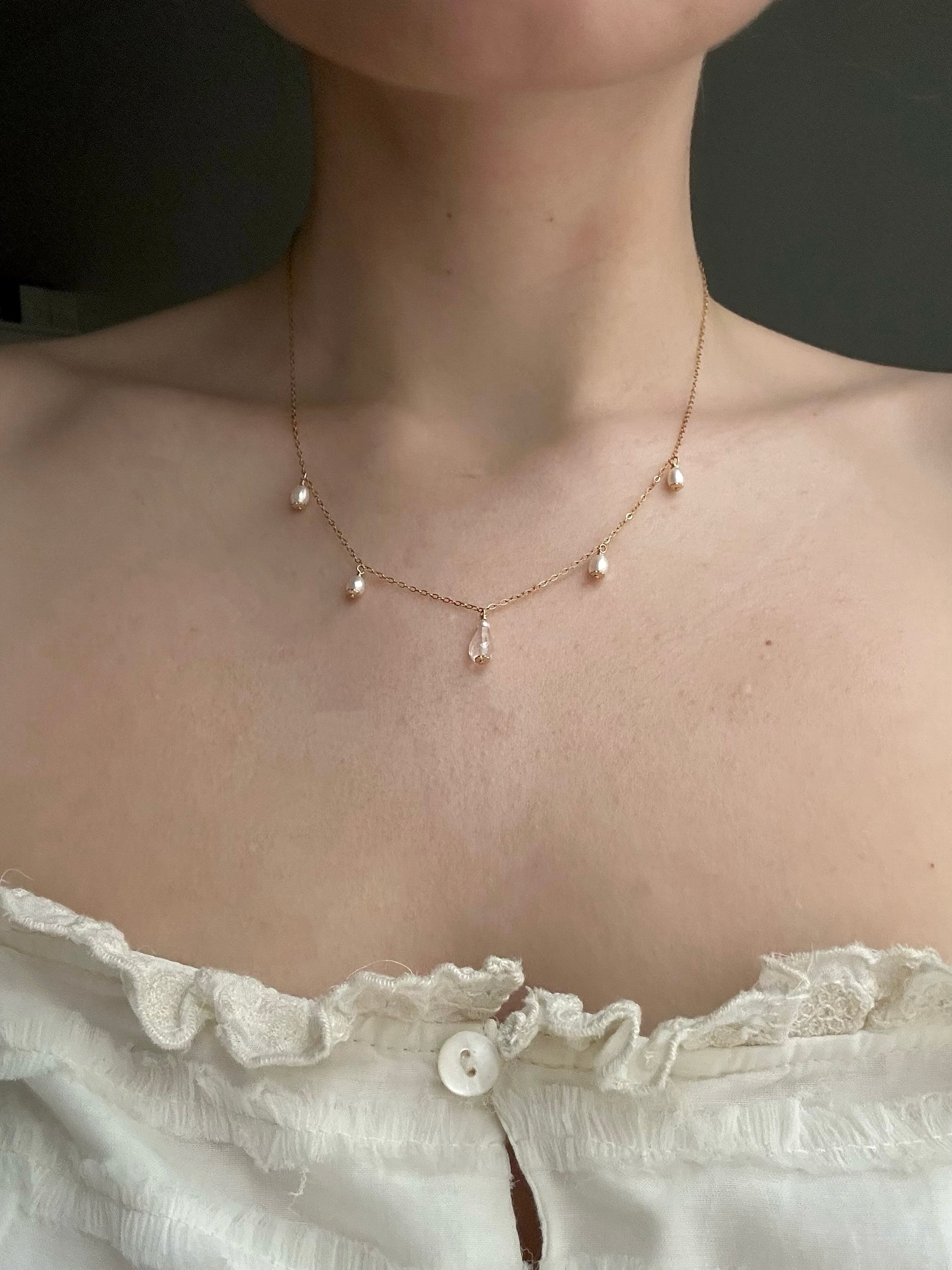 Collier Gouttes de Nacre