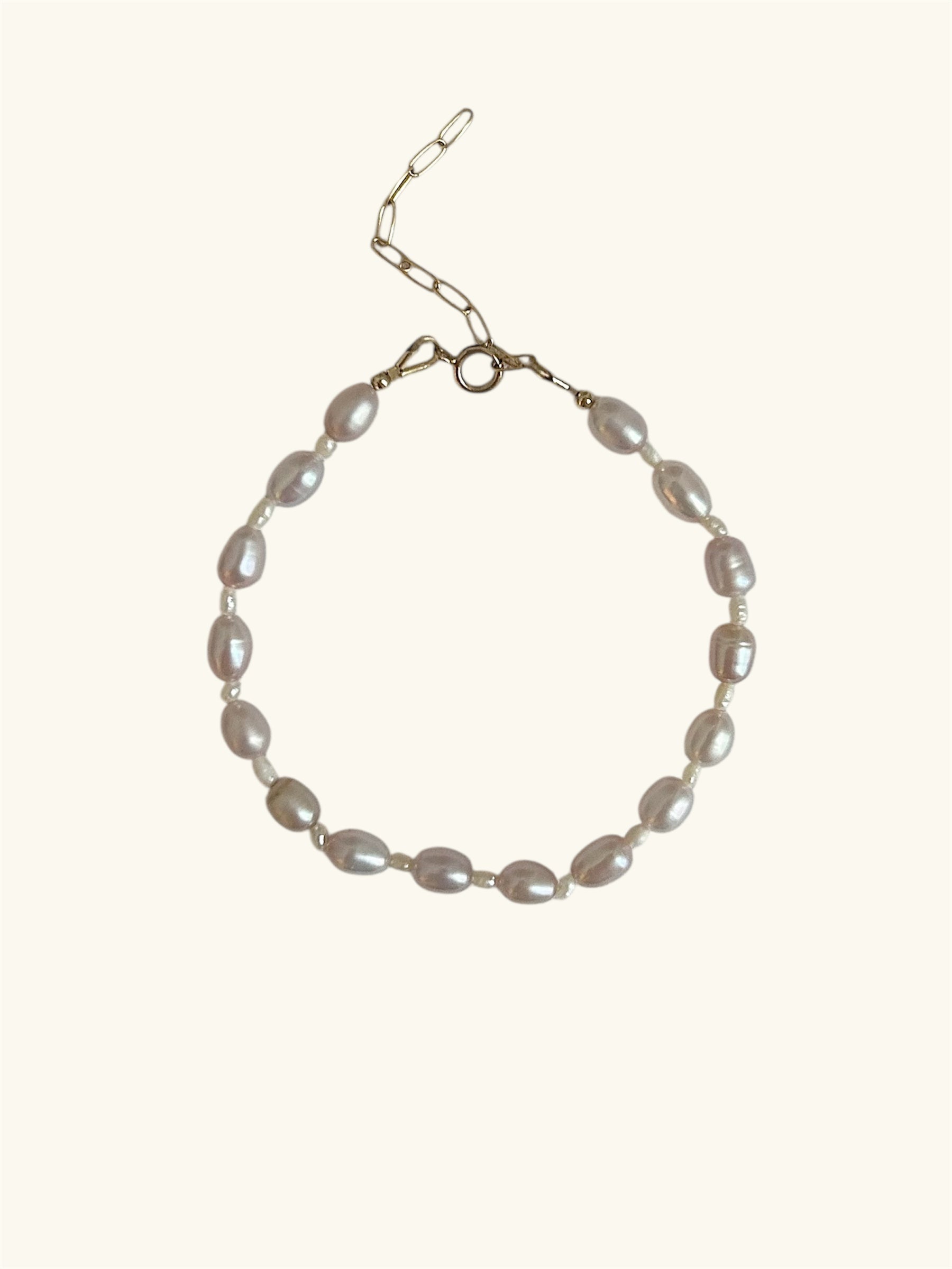 Bracelet Rose Nacrée