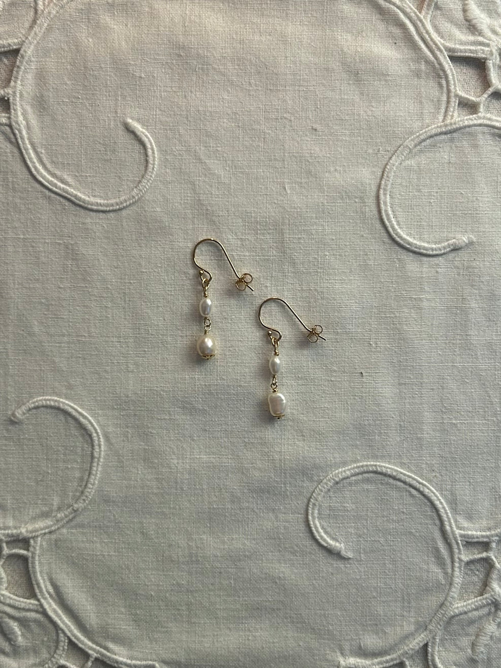 Boucles Gouttes de Nacre
