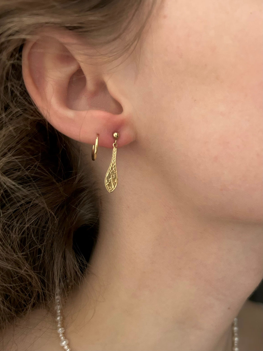 Boucles Gouttes Ornementées